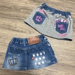 BABYDOLL デニムスカートの画像