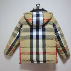 《交渉可》BURBERRY Mリバーシブル ダウンジャケット【ほぼ新品】の画像