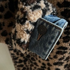 極美品RNAレオパードボアコートの画像