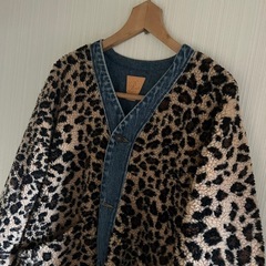 極美品RNAレオパードボアコートの画像