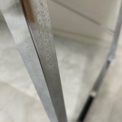 デスク 赤 横幅120 奥行60 高さ70 机 テーブル　レッド 光沢の画像