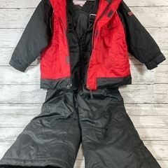 100 South Line スキーウェア フード付き ズボン&110ユニクロジャンパー　の画像