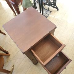 アンティーク家具 5段チェスト スリム ブラウン★幅40㎝×奥行40㎝×高さ80㎝ 検) ロイズ アンティークス★近隣配送無料 買取帝国 朝霞店の画像