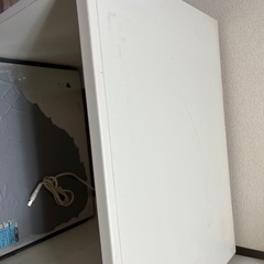 コンパクトサイズのレンジ台　ホワイトグレー汚れありますの画像