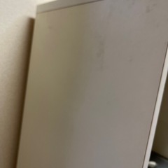 コンパクトサイズのレンジ台　ホワイトグレー汚れありますの画像