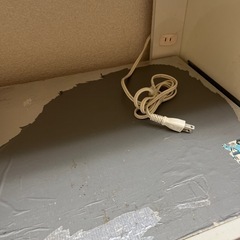 コンパクトサイズのレンジ台　ホワイトグレー汚れありますの画像