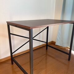 ワークデスク（ブラウン）お譲りしますの画像