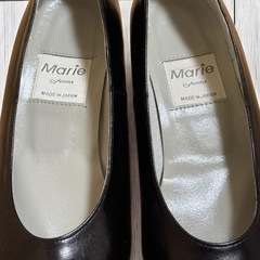Marie femme マリーファム 黒 パンプス 22.5cm EEの画像