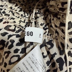 レディース　トップス　ヒョウ柄　フリーサイズの画像