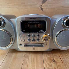 シャープ　CD MD ラジカセの画像