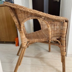 IKEA  籐/竹 チェアの画像