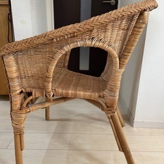 IKEA  籐/竹 チェアの画像