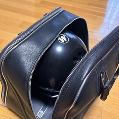 ボーリングのボールとバック（ミズノ）の画像