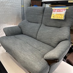 配達可【ニトリ2人掛けソファ】【グレー】クリーニング済【管理番号10712】金の画像