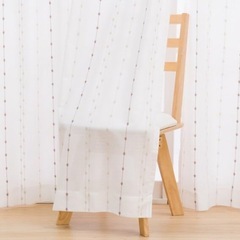 遮熱・遮像レースカーテン ブラウン 100cmX108cmX2 7330009の画像