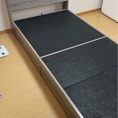 シングルベッドフレーム2個セット　の画像