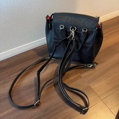 サマンサタバサ 3wayリュック ブラック 黒の画像