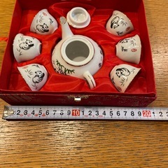 パンダ柄　中国茶器セットの画像