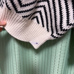 GRL ヘリンボーンビッグニットトップス[fo1404] ブラックの画像