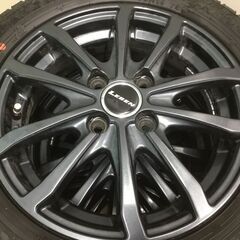 【🍀超美品】スタットレスタイヤ・アルミホィールセット 155/65R13 73Q　2024年式の画像