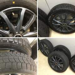 【🍀超美品】スタットレスタイヤ・アルミホィールセット 155/65R13 73Q　2024年式の画像