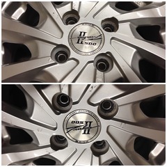 バリ山 155/65R14 アイスナビ7 22年製 14×4.5J+45 PCD100 スタッドレスタイヤ
の画像