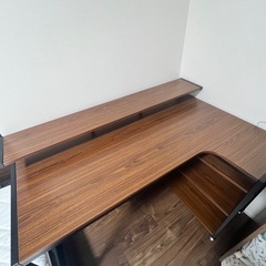 L字パソコンデスク＆チェアの画像