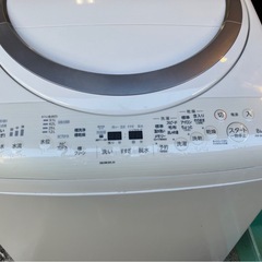【中古】TOSHIBA AW-8V6 縦型洗濯機 8kg 2018年製【E1208IL】の画像