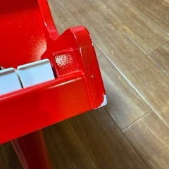 KAWAI 赤 グランドピアノ型 32鍵盤の画像