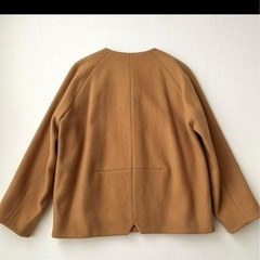 nooy ヌーイ　ウールアンゴラコート　キャメル　ショートコートの画像