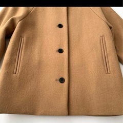 nooy ヌーイ　ウールアンゴラコート　キャメル　ショートコートの画像