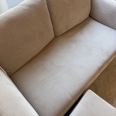 コアラマットレス　 Kinfort 2.5人掛けソファーオットマン付の画像