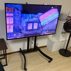 アイリスオーヤマ  TV55型スタンド付きの画像