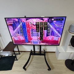 アイリスオーヤマ  TV55型スタンド付きの画像