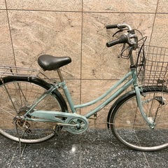 3段変速！　丸石　MARUISHI マルイシ　自転車　シティサイクル　ママチャリ　27インチ　オートライトの画像