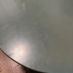 折りたたみ机 直径約80cm　緑の画像