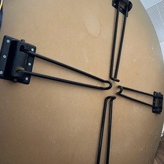 折りたたみ机 直径約80cm　緑の画像