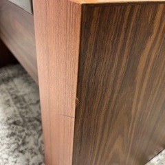 高級 岩板ローテーブル｜耐熱・耐傷◎ 重厚デザイン｜80×60×40cmの画像