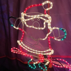 クリスマス　イルミネーション　シーソー　サンタの画像