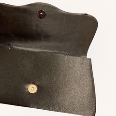 クラッチバッグ ブラック 結婚式 パーティー 二次会 フォーマル 美品の画像