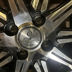 WORK １４インチPCD100アルミホイールBSタイヤ付きの画像