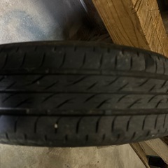 WORK １４インチPCD100アルミホイールBSタイヤ付きの画像