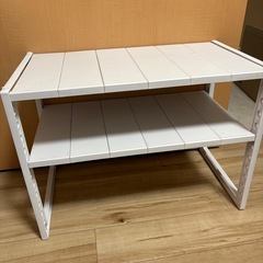 シンク下収納 伸縮ラックの画像