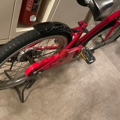 18インチ 自転車 子供用 赤の画像