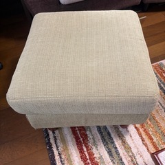 3人がけ　ソファ　カウチ付きの画像