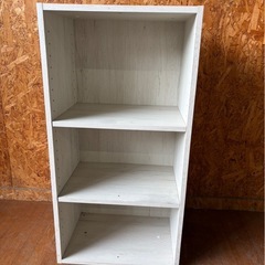 L0604 カラーボックス 3段 在庫×2の画像