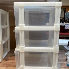【３段収納ボックス】クリーニング済み【管理番号】1207 橋の画像