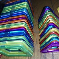 マグネットブロック 知育玩具 磁石ブロック 英語 数字 車輪パーツ付きの画像