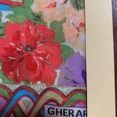 新品★GHERARDINI 花柄 ハンカチの画像