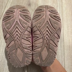 14cm アンパンマン　スニーカー　ピンクの画像